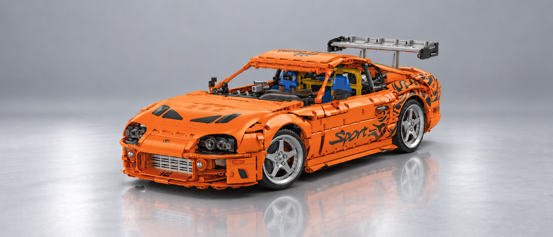Bole Brick Toyota Supra A80 building model
